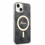 Guess 4G IML MagSafe Black Kryt iPhone 14