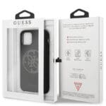 Guess 4G Tone on Tone Black Kryt iPhone 11 Pro