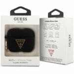 Guess AirPods Pro Silicone Kryt Triangle Black