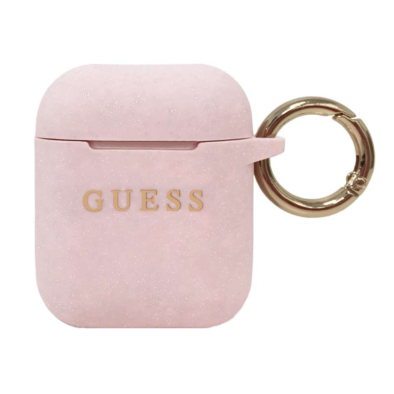 Guess AirPods Silicone Kryt Pink