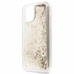 Guess Glitter Hearts Gold Kryt iPhone 11