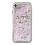 Guess Glitter Liquid Party GUHCP7GLUQPU Purple Kryt iPhone 8/7/SE 2020/SE 2022