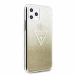 Guess Glitter Triangle GUHCN65SGTLGO Gold Kryt iPhone 11 Pro Max