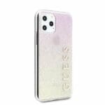 Guess Gradient Glitter GUHCN65PCUGLGPI Pink-Gold Kryt iPhone 11 Pro Max