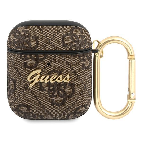 Guess GUA24GSMW 4G Collection Brown Kryt AirPods 1/2