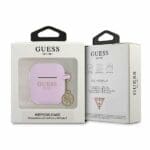 Guess GUA2LSC4EU Purple Charm Collection 4G Kryt AirPods 1/2
