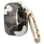 Guess GUA2UCAMA Black Camo Collection Kryt AirPods 1/2