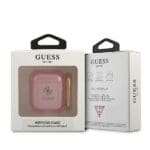 Guess GUA2UCG4GP Pink Glitter Collection Kryt AirPods 1/2
