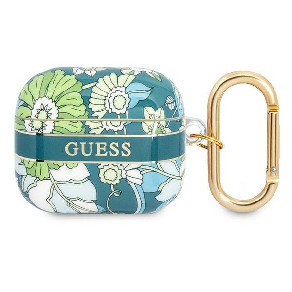 Guess GUA3HHFLN Green Flower Strap Collection Kryt AirPods 3