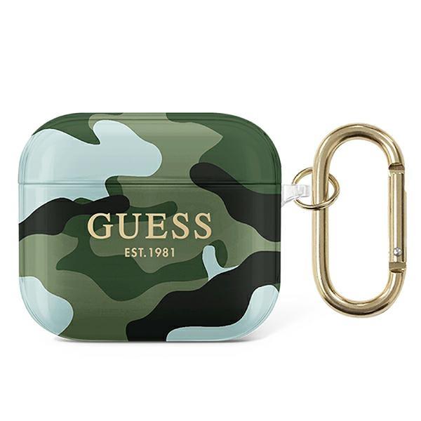 Guess GUA3UCAMA Khaki Camo Collection Kryt AirPods 3
