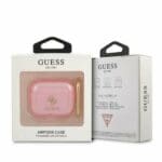Guess GUA3UCG4GP Pink Glitter Collection Kryt AirPods 3