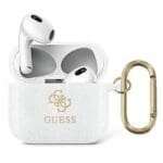 Guess GUA3UCG4GT Transparent Glitter Collection Kryt AirPods 3