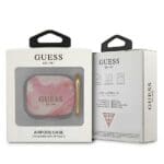 Guess GUA3UNMP Pink Marble Collection Kryt AirPods 3