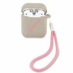 Guess GUACA2LSVSBF Silicone Vintage Pink/Gray Kryt AirPods 1/2