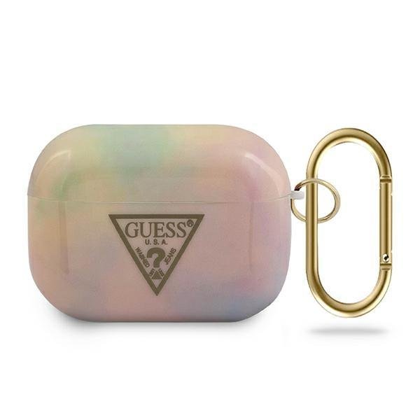 Guess GUACAPTPUMCGG01 Pink Tie & Dye Collection Kryt AirPods Pro
