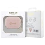 Guess GUAP2LSCHSP Pink Silicone Charm Heart Collection Kryt AirPods Pro 2