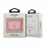 Guess GUAPUCG4GP Pink Glitter Collection Kryt AirPods Pro