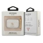 Guess GUAPUCG4GT Transparent Glitter Collection Kryt AirPods Pro