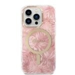 Guess GUBPP14XHJEACSP Pink Jungle MagSafe Kryt + Nabíjačka iPhone 14 Pro Max