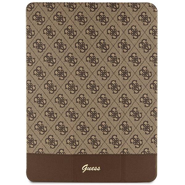 Guess GUFCP12PS4SGW iPad Pro 12.9" Brown 4G Stripe Allover