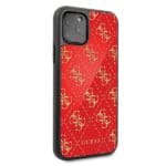 Guess GUHCN584GGPRE Red 4G Double Layer Glitter Kryt iPhone 11 Pro