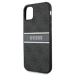 Guess GUHCN614GDGR Grey 4G Stripe Kryt iPhone 11