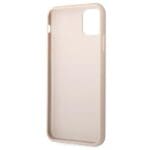 Guess GUHCN65G4GFPI Pink 4G Metal Gold Logo Kryt iPhone 11 Pro Max