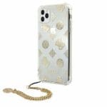 Guess GUHCN65KSPEGO Peony Chain Gold Kryt iPhone 11 Pro Max