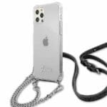 Guess GUHCP12LKC4GSSI 4G Chain ​​ Silver Kryt iPhone 12 Pro Max