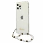 Guess GUHCP12LKPSWH White Pearl Kryt iPhone 12 Pro Max