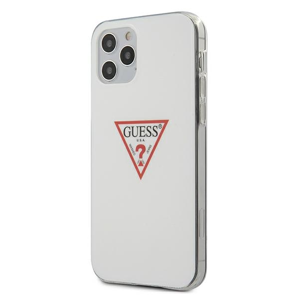 Guess GUHCP12LPCUCTLWH White Triangle Collection Kryt iPhone 12 Pro Max