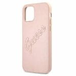Guess GUHCP12LRSAVSRG Saffiano Vintage Pink Kryt iPhone 12 Pro Max