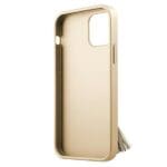 Guess GUHCP12LRSSABE Beige Saffiano With Ring Stand Kryt iPhone 12 Pro Max
