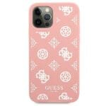 Guess GUHCP12MLSPEWPI Peony Collection Pink Kryt iPhone 12/12 Pro