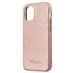 Guess GUHCP12SIGLRG Rose Gold Iridescent Kryt iPhone 12 Mini