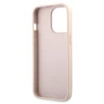 Guess GUHCP13L4GMRPI Pink 4G With Ring Stand Kryt iPhone 13 Pro