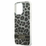 Guess GUHCP13LHSLEOK Grey Leopard Kryt iPhone 13 Pro