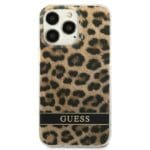 Guess GUHCP13LHSLEOW Brown Leopard Kryt iPhone 13 Pro