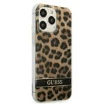 Guess GUHCP13LHSLEOW Brown Leopard Kryt iPhone 13 Pro