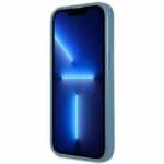 Guess GUHCP13LP4TPB Blue 4G Triangle Logo Cardslot Kryt iPhone 13 Pro