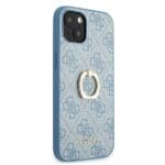 Guess GUHCP13S4GMRBL Blue 4G With Ring Stand Kryt iPhone 13 Mini