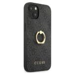 Guess GUHCP13S4GMRGR Grey 4G With Ring Stand Kryt iPhone 13 Mini