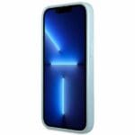 Guess GUHCP13XPS4MB Blue Saffiano 4G Small Metal Logo Kryt iPhone 13 Pro Max