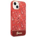 Guess GUHCP14MHGBNHR Red Bandana Paisley Kryt iPhone 14 Plus