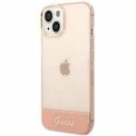 Guess GUHCP14MHGCOP Pink Translucent Kryt iPhone 14 Plus