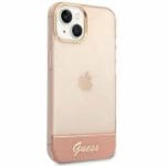 Guess GUHCP14MHGCOP Pink Translucent Kryt iPhone 14 Plus