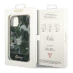 Guess GUHCP14MHGJGHA Green Jungle Collection Kryt iPhone 14 Plus