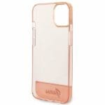 Guess GUHCP14SHGCOP Pink Translucent Kryt iPhone 14