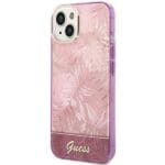 Guess GUHCP14SHGJGHP Pink Jungle Collection Kryt iPhone 14