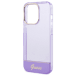 Guess GUHCP14XHGCOU Purple Translucent Kryt iPhone 14 Pro Max
